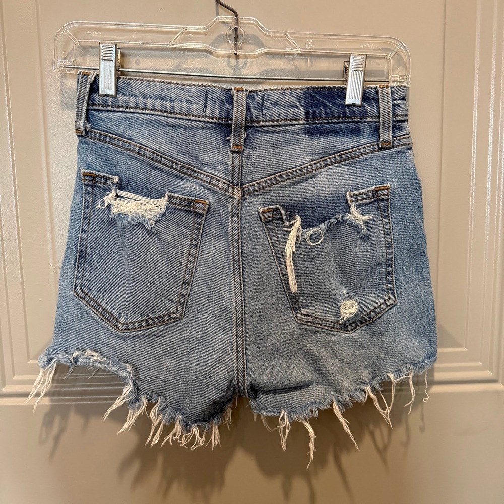 Abercrombie & Fitch High Rise Mom Short Size 25/0 - Picture 2 of 3